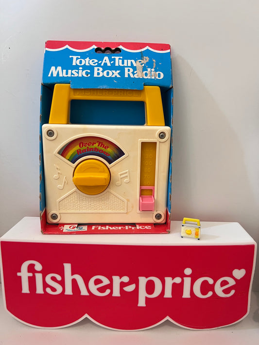 Custom Miniature Vintage Fisher Price Music Radio