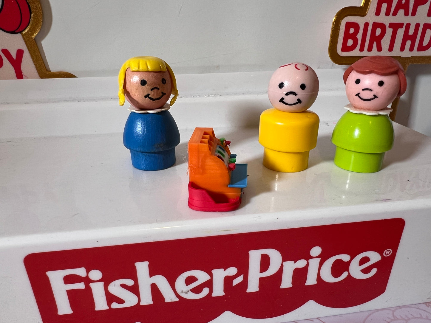 Custom Miniature Vintage Fisher Price Cash Register