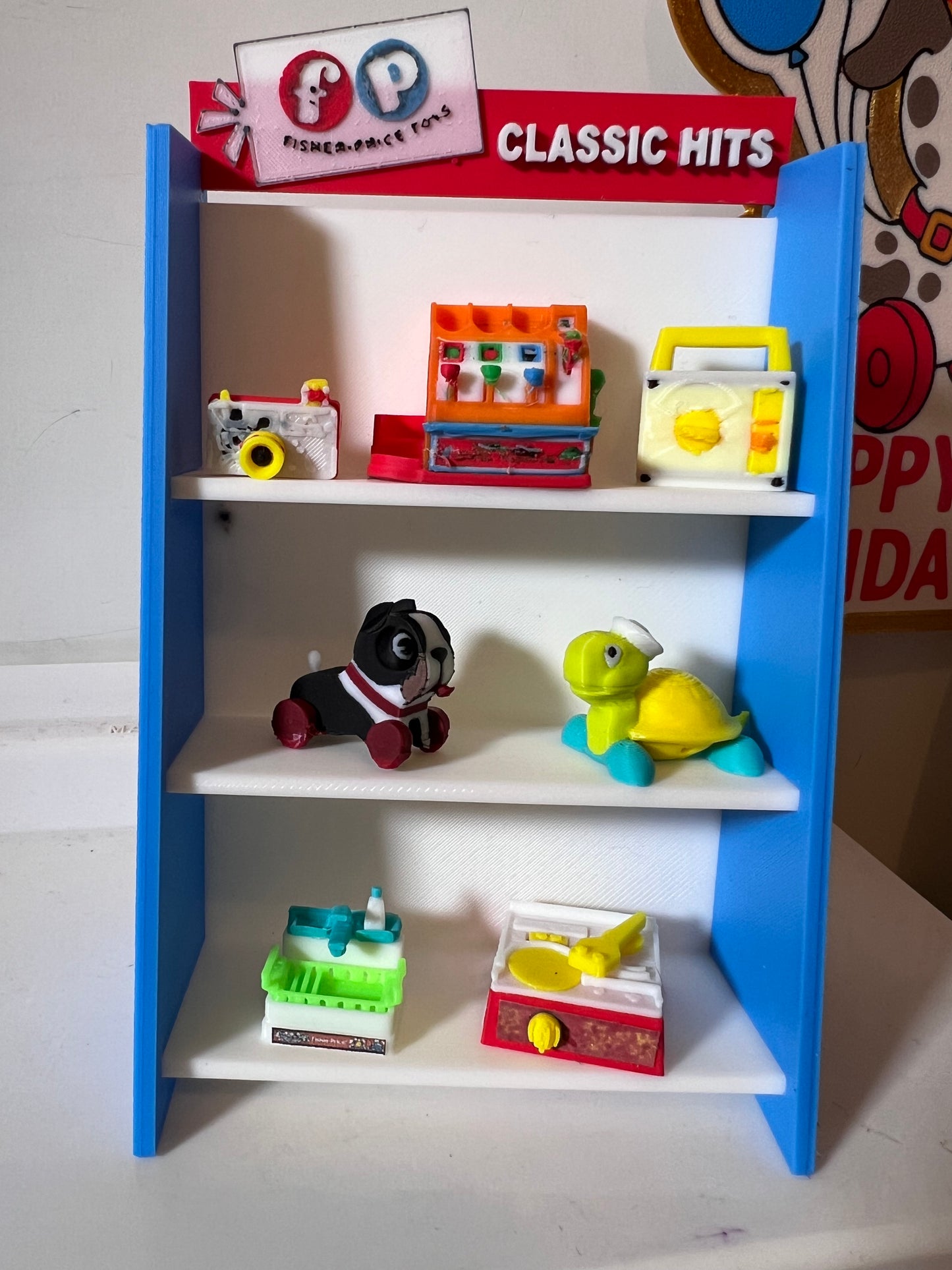 Custom Miniature Vintage Fisher Price Cash Register