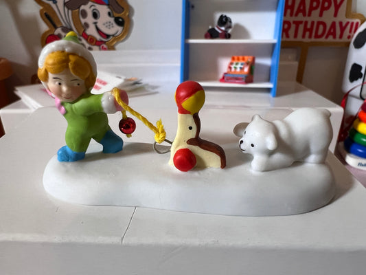 New in Box Fisher Price North Pole Dept 56 Miniature - Follow the Leader