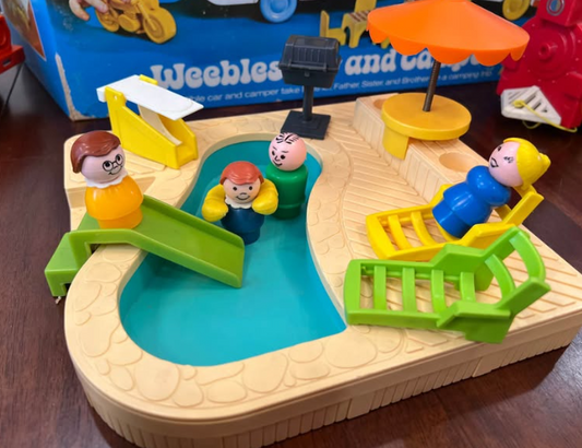 Sunday Fun-day Auction Vintage Fisher Price Pool Lot