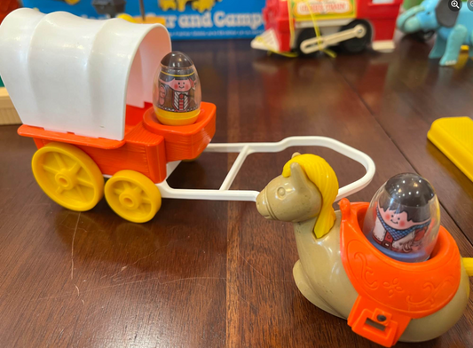 Sunday Fun-day Auction Vintage Weebles Western Cowboy Lot
