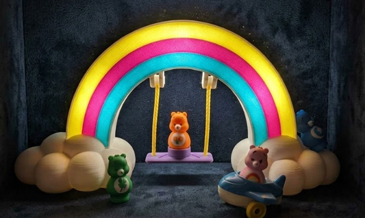 CareBear Rainbow Diorama Lightbox