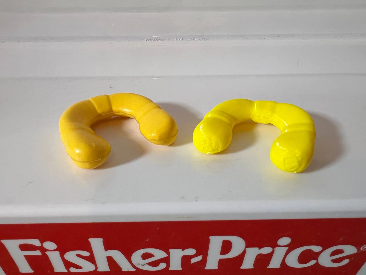 Yellow plastic life preserver replacement, two U-shaped rings