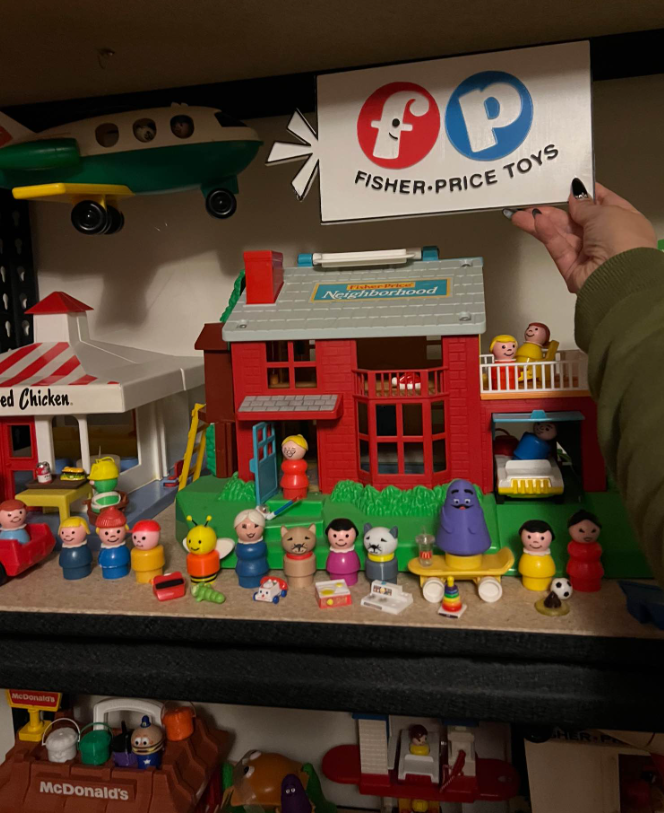 Fisher Price Retro Display Sign