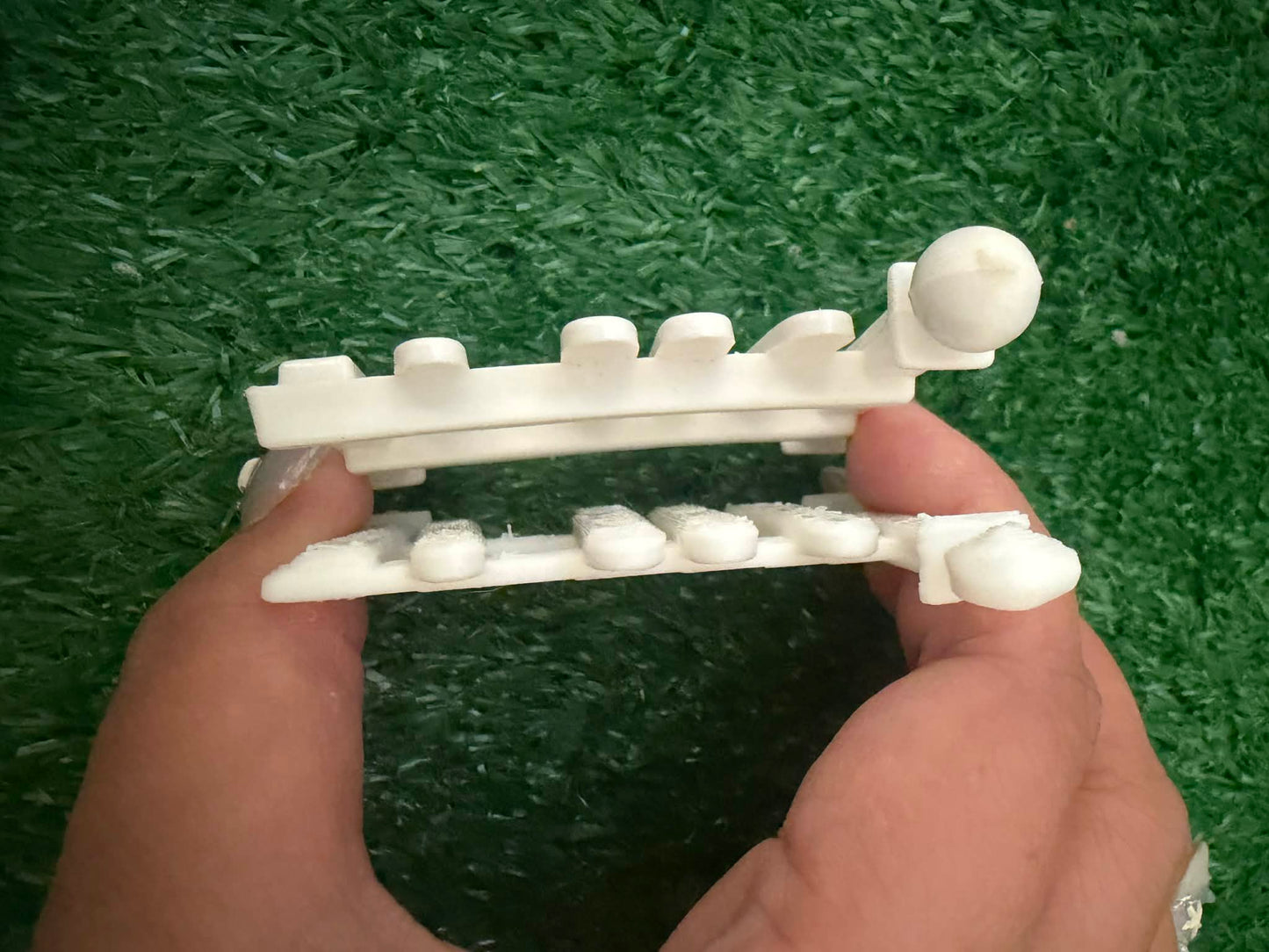 Vintage Weebles Haunted House REPLACEMENT Front White Fence Accessory