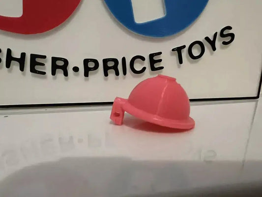 A pink Fisher-Price Little People Vintage Style Replacement Hair Dryer for the Beauty Salon #2453.
