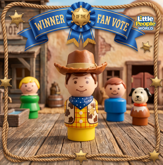Toy Story - Custom Woody Inspired Figure | Little People Style Collectible